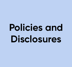 Policies and Disclosures